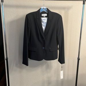 Calvin Klein navy two button blazer